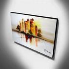 Quadro De Pintura Abstrato 60x105cm-1627