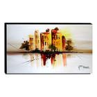 Quadro De Pintura Abstrato 60x105cm-1627