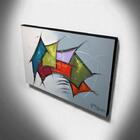 Quadro De Pintura Abstrato 70x120cm-1376