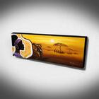 Quadro De Pintura Africana 40x105cm-1241