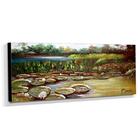 Quadro De Pintura Amazonas 40x105cm-1614