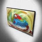 Quadro De Pintura Arara 70x120cm-0978