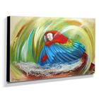 Quadro De Pintura Arara 70x120cm-0978