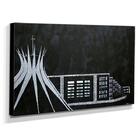 Quadro De Pintura Brasília 60x120cm - 0420