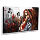 Quadro De Pintura Cigana 70x120cm-1586