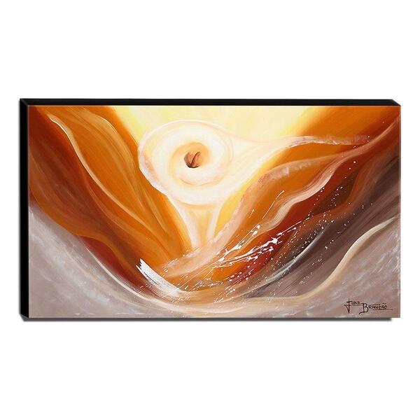 Quadro De Pintura Copo De Leite 60x105cm-1431