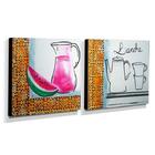 Quadro De Pintura Cozinha 30x30cm-0835