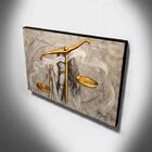 Quadro De Pintura Deusa Da Justiça 70x120cm-1313