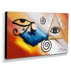 Quadro De Pintura Esotérico 60x105cm-1664