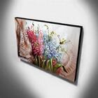 Quadro De Pintura Flores Do Campo 70x120cm-1571