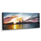 Quadro De Pintura Florianópolis 40x105cm-1616