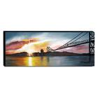 Quadro De Pintura Florianópolis 40x105cm-1616