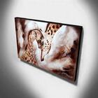 Quadro De Pintura Girafas 60x105cm-1634