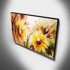 Quadro De Pintura Girassol 60x105cm-1567