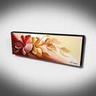 Quadro De Pintura Hibisco 40x105cm-1799