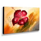Quadro De Pintura Hibisco 60x105cm-1540