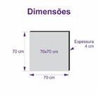 Quadro De Pintura Mandala 70x70cm-0834