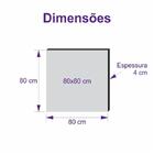 Quadro De Pintura Mandala 80x80cm-0906