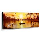 Quadro De Pintura Pantanal 40x105cm-1537