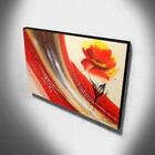 Quadro De Pintura Papoula 60x105cm-1475