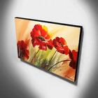 Quadro De Pintura Papoulas 60x105cm-1533