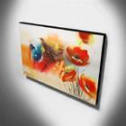 Quadro De Pintura Papoulas 70x120cm-1467