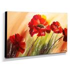 Quadro De Pintura Papoulas 70x120cm-1533