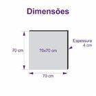 Quadro De Pintura Preto E Branco 70x70cm-0879