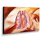 Quadro De Pintura Pulmão 60x105cm-1321