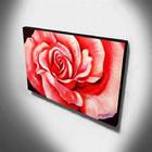 Quadro De Pintura Rosa 60x105cm-1556