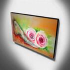 Quadro De Pintura Rosas 70x120cm-1057