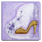 Quadro De Pintura Sapatinho 40x40cm-1186