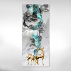 Quadro Decoatvo Cervo Nordico Azul