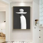 Quadro Decor A Mulher E O Chapéu Branco