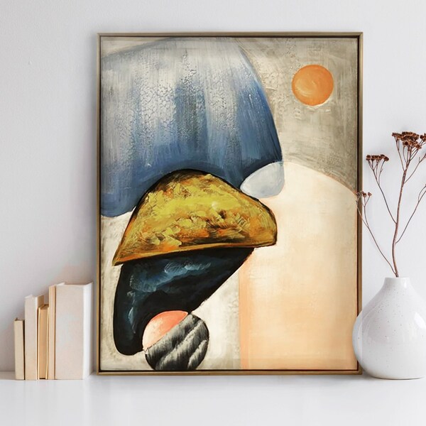 Quadro Decor Abstrato Formas Verão 1