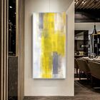 Quadro Decor Abstrato Nuance Amarelo