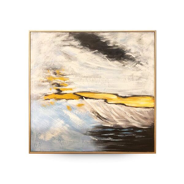 Quadro Decor Abstrato Nuvens E Sombras