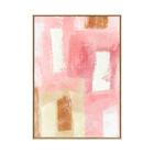 Quadro Decor Abstrato Tons De Rosa 2