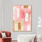 Quadro Decor Abstrato Tons De Rosa 2