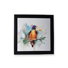 Quadro Decor Arte Sabiá Amarelo