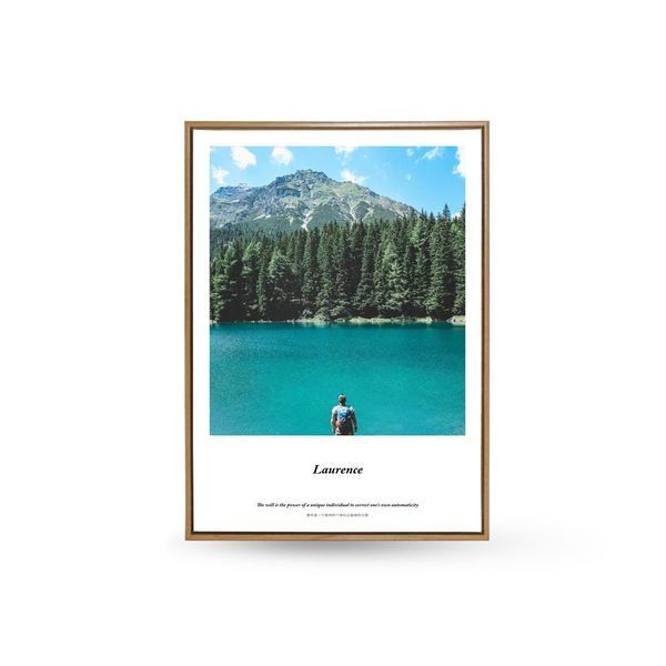 Quadro Decor As Montanhas E O Lago Azul 2 Leroy Merlin