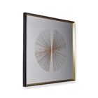 Quadro Decor Círculo Linear Branco