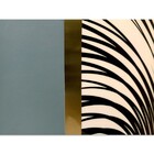 Quadro Decor Colagem Em Geometria Azul Elegance