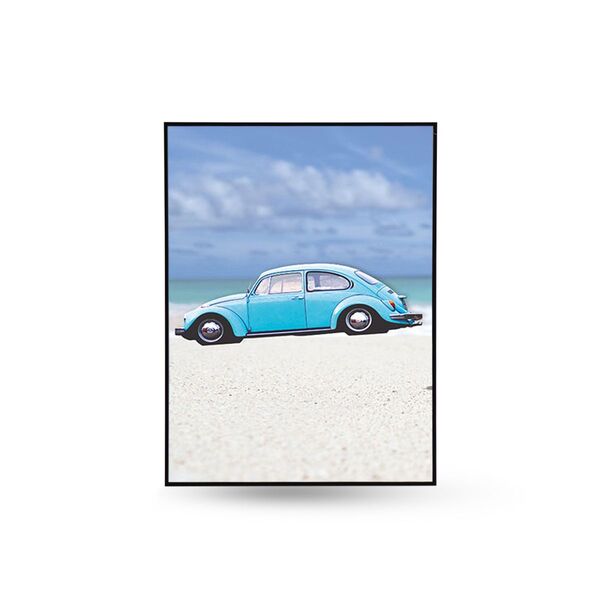 Quadro Decor Coleção A Praia E O Fusca A