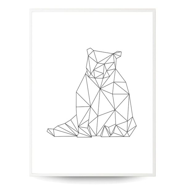 Quadro Decor Coleção Gráfico Urso