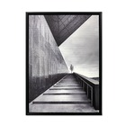 Quadro Decor Coleção Perspectiva Em Linhas  Construtivas 02