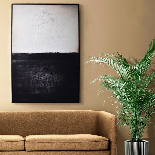 Quadro Decor Contrast Branco E Preto