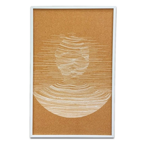 Quadro Decor Disco Man Coral