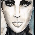 Quadro Decor Esboço Feminino Realista