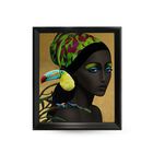 Quadro Decor Feminina Cultura Afro